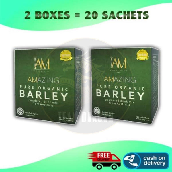 2 Boxes of Pure Organic Barley